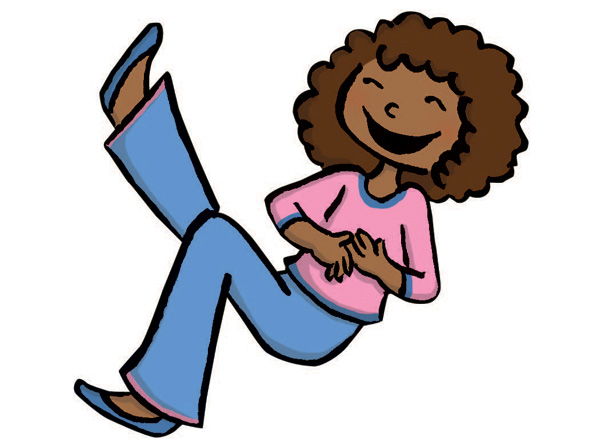 girl laughing clipart - photo #4
